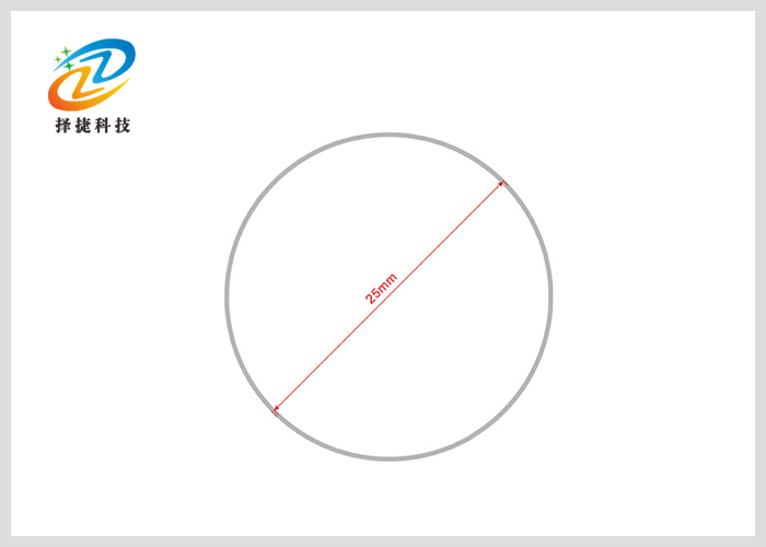 NFC射頻標(biāo)簽Ntag 216 直徑25mm剖析展示圖一